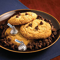 Chocolate Chip cookies with Hershey Kisses