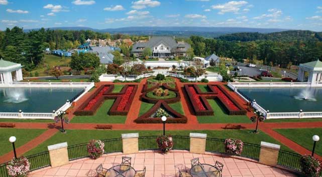 The Formal Gardens at The Hotel Hershey