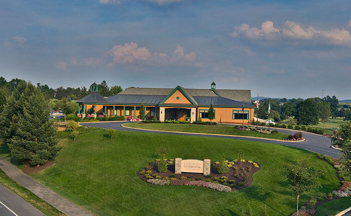Front view of Hershey Country Club