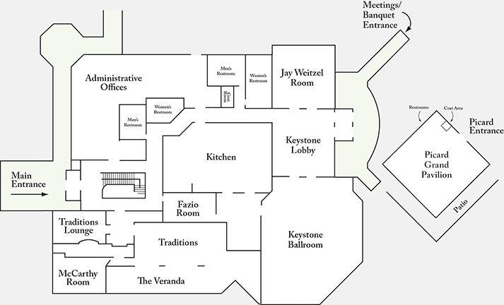 Floorplan of Hershey Country Club