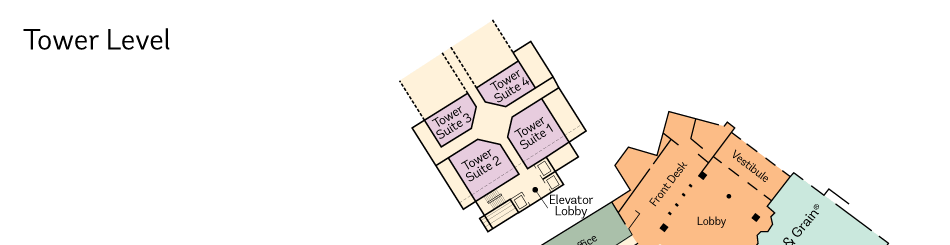 Floorplan of Hershey Lodge